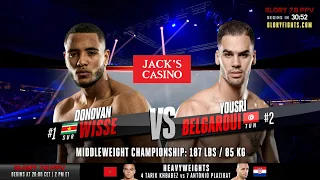 GLORY 78: Donovan Wisse v Yousri Belgaroui