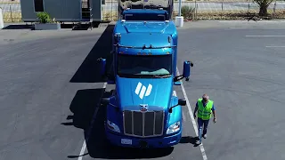 A Day in the Life of a Self-Driving Truck