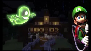 Luigi's Mansion Dark Moon: Gloomy Manor build in Minecraft