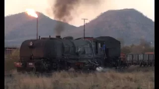 Zimbabwe - Garratt hauling coal Hwange to Thomson Jt, July 2017