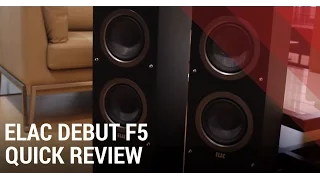 Elac Debut F5 Review - Floorstanding Home Theater Speaker India
