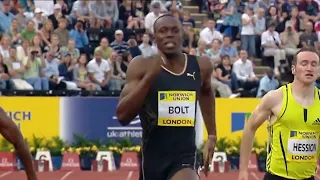 Usain Bolt 200m at Crystal Palace (Norwich Union Super Grand Prix), 2007