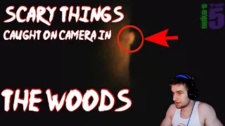 Reaction To 5 Scary Things Caught on Camera in The Woods | Nukes Top 5