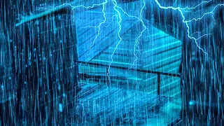 Sleep Hypnosis Within 3 Minutes to Fall Asleep Fast with Heavy Rain & Thunder in Rainforest at Night