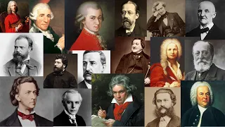 The 50 Greatest Composers of Classical Music: Mozart, Beethoven, Bach, Tchaikovsky, Wagner...