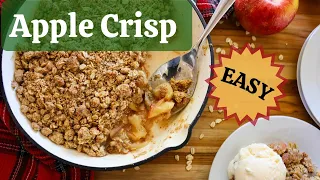 VERY Easy Apple Crisp | With Lower Sugar and Gluten Free Options!