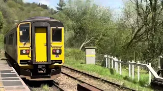 Trains at and a tour of Llanbradach Railway Station