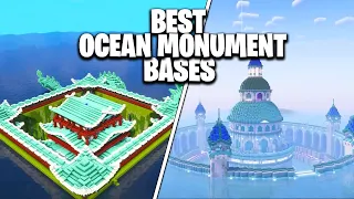 INCREDIBLE Ocean Monument MEGA BASES! (Ocean Monument Transformations)