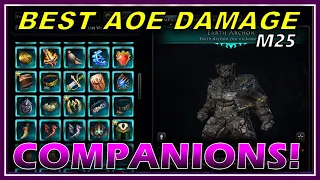 The BEST Multi Target (aoe) Damage Companions in Module 25! (tested over 20 so far) - Neverwinter