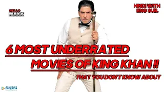 6 MOST UNDERRATED MOVIES OF SRK | MOVIES YOU DONT EVEN KNOW ABOUT | HINDI WITH ENGLISH SUBTITLES