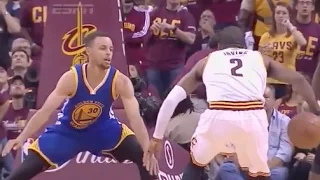 Kyrie lrving Schools Steph Curry's Defense - 2016 NBA Finals