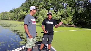 How Dean Rojas skips and CURVES a frog - bass fishing physics