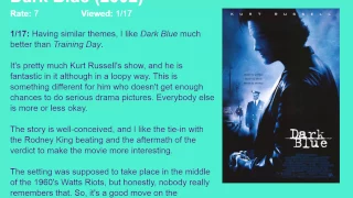 Movie Review: Dark Blue (2002) [HD]