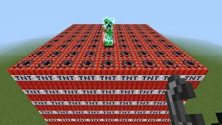 CHARGED CREEPER VS ALL BLOCKS IN MINECRAFT…