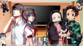 Yandere Simulador reacciona a Ayano y Ayato son Nezuko y Tanjiro parte 2