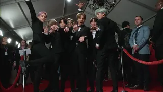 BTS slow motion video at GRAMMY