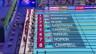 Simone Manuel 🇺🇸 Women's 50m Freestyle Final Fina 2019 World Swimming Championship Gwangju