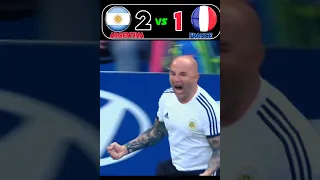 Argentina vs France  (Messi x Mbappe) | FIFA Final World Cup 2018 #shorts #shortsviral #wolrdcup