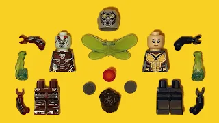 LEGO Zombie Iron Man VS. The Wasp | What If...? | Unofficial Minifigure | Marvel