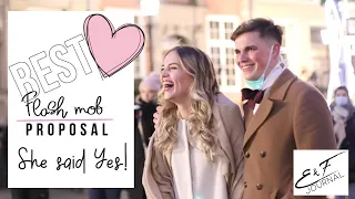 Best FLASH MOB Surprise PROPOSAL Ever | Marry You Bruno Mars