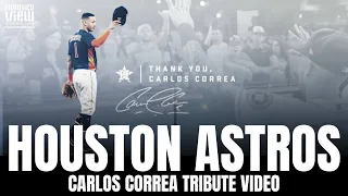 Houston Astros Full Tribute Video for Carlos Correa in First Return to Houston With Minnesota Twins