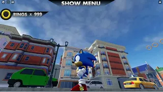 New Update in Sonic Sandbox!!! (Azure World, and Classic Sonic's new look)