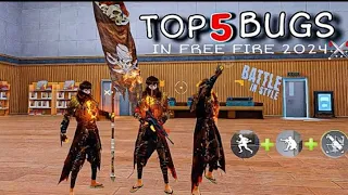 TOP BUGS AND TRICKS IN FREE FIRE  || SPEED BUG IN FREE FIRE || FREE FIRE MOVEMENT BUG
