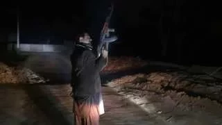 Russian AK47 ,full auto firing in pakistan