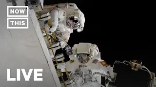 NASA Astronauts Go On Spacewalk to Upgrade the Space Station | NowThis