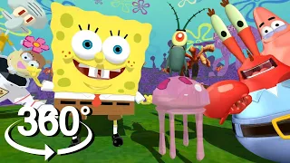 Spongebob Squarepants! - 360°  - F.U.N. Song! (First 3D VR Rehydrated Game Experience)