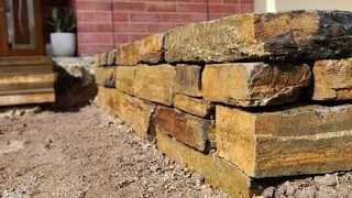 A Grade Bluestone wall