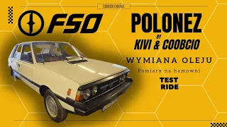 Coobcio i Kivi Test FSO Polonez 1500 - serwis regulacja zapłonu i pomiar na hamowni ile ma mocy