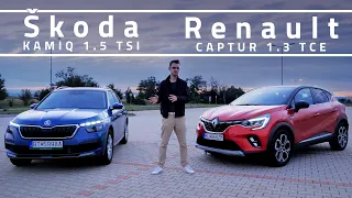 Veľký porovnávací test Škoda Kamiq 1.5 TSI vs. Renault Captur 1.3 TCE | auto motor a šport