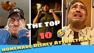 Top 10 Homemade Disney Attractions [Funny! #4 will really make you laugh] #Homemadedisney