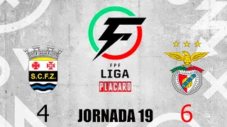 FERREIRA DO ZÊZERE (4) x (6) BENFICA pela 19º jornada da Liga Placard 2023/24.