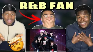 We Show R&B Fan A Live BTS Performance For The FIRST TIME! HE BECAME AN ARMY!🤯😱