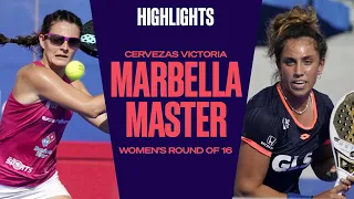 Highlights 🚺 Round of 16 (1) Cervezas Victoria Marbella Master 2022