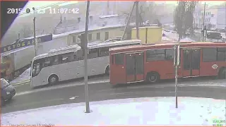 Видео зеленодольского инкассатора с камеры наблюдения