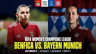 Benfica - FC Bayern | UEFA Women's Champions League Spieltag 1 Ganzes Spiel