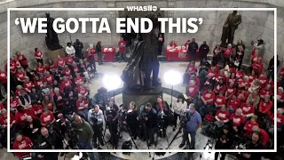 Advocates rally for gun violence prevention at Kentucky Capitol