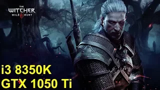 The Witcher 3 - i3 8350K - GTX 1050 Ti - 1080p - Ultra Settings