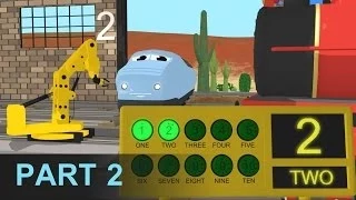 Learn Numbers and Build Trains - Learn Numbers at the Train Factory - Part 2