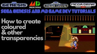 How to Create Coloured Transparencies for Sega Genesis & Mega Drive - Beginner Game Dev Tutorials