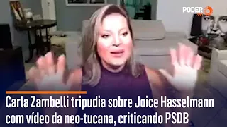 Carla Zambelli tripudia sobre Joice Hasselmann com vídeo da neo tucana, criticando PSDB