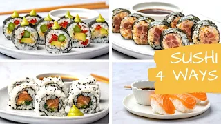 4 Easy Sushi Recipes - How To Make Sushi At Home Like A Pro - Blondelish