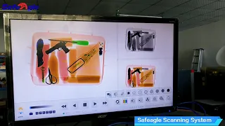 Safeagle New Generation X Ray Baggage Scanner Performance Video