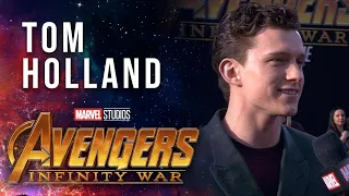 Tom Holland Live from the Avengers: Infinity War Premiere