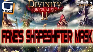 DIVINITY ORIGINAL SIN 2 - Fane's Shapeshifter Mask Location & How to use