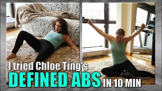 I tried Chloe Ting's DEFINED ABS IN 10 MIN | This is what's happened