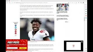 Antonio Brown Exposes His Penis & Butt To Woman In Dubai Hotel | B's Daily News Stories